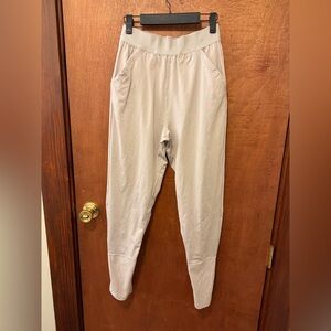 Gym Shark Beige High-Waist Jogger Pants